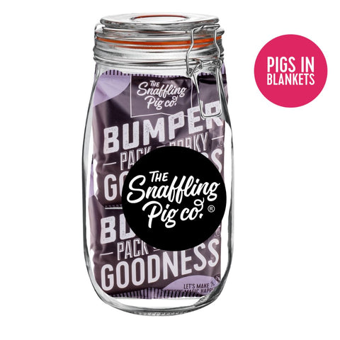 Pigs in Blankets Flavoured Pork Crackling (Bumper Packs & Gifting Jar)